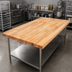 Thumbnail image #2 for John Boos 108 x 60-Inch Edge Grain Northern Hard Rock Maple Bakers' Table Top