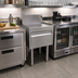 Thumbnail image #2 for Glastender Underbar Drainboard Half Cabinet with Locking Door, 18 Inch W x 19 Inch D