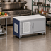 Thumbnail image #2 for Atlas Metal INFTR-4 Mobile Solid Top Unit with Refrigerated Base, 64-Inch