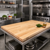 Thumbnail image #2 for Boos Block Northern Hard Rock Maple Blended Edge Grain Kitchen Countertop, 48 x 30 x 1-1/2 Inch, Varnique Finish