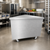 Thumbnail image #2 for Duke Thurmaduke 90° Mobile Triangle Corner Utility Station with Stainless Steel Top