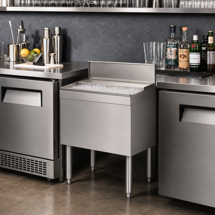 Product image #2 for Top Shelf TS18IC 18-Inch Modular Underbar Ice Bin/Cocktail Unit, Non-Cold Plate
