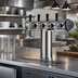Thumbnail image #2 for Perlick 4-Faucet Winged Tee Countertop Glycol-Cooled Beer Draft Tower