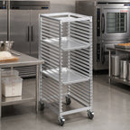 Thumbnail image #2 for Channel Manufacturing RIW-29 29-Pan Aluminum End-Load Reach-In Refrigerator Bun Pan Rack