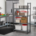 Thumbnail image #2 for Cambro Camshelving Basics Plus 4-Tier Solid Stationary Polymer Shelving Starter Unit, 18