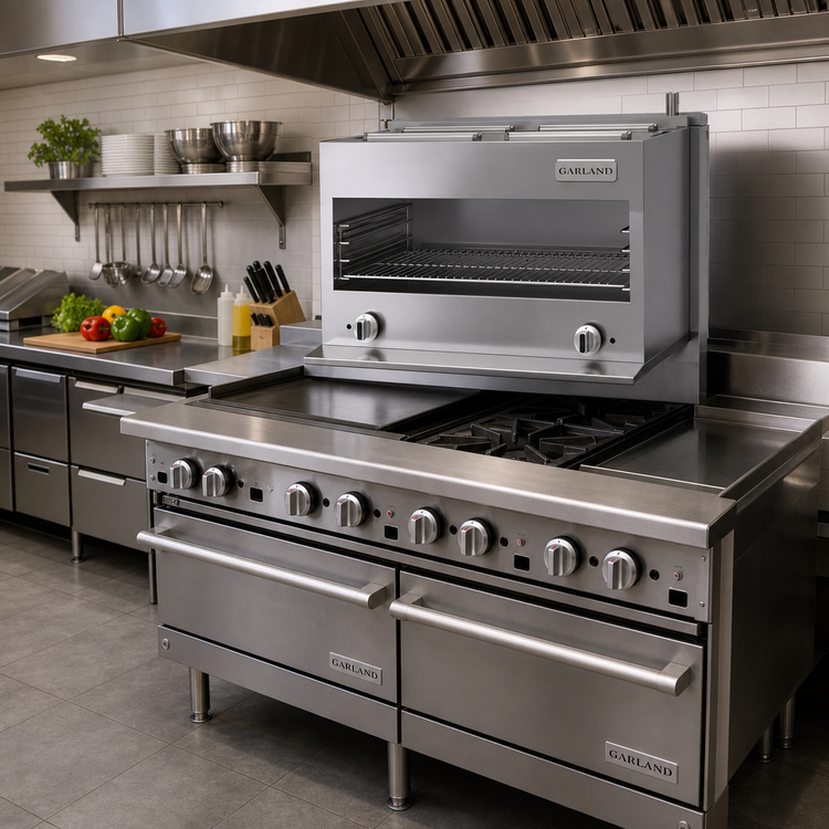 Product image #2 for Garland G-Series Infrared Gas Range-Mount Cheesemelter for G60 Range, 59-1/16 Inches Wide