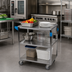 Thumbnail image #3 for Carlisle 3-Shelf Stainless Steel Utility Cart, 27 x 18 x 32-1/2 Inches, 300 lb Capacity