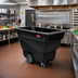 Thumbnail image #2 for Rubbermaid Commercial Structural Foam Tilt Truck Trash Cart, 1/2 Cubic Yard, 450 lb. Capacity, Black