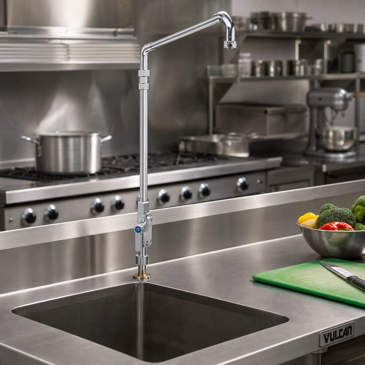 Product image #2 for Vulcan Single Pantry Deck-Mount Faucet with 12-Inch Swivel Spout