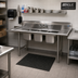 Thumbnail image #2 for Eagle Group 312 Series Three-Compartment Convenience Store Sink, 66 Inch x 27 Inch, 304 Stainless Steel