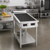 Thumbnail image #2 for Commercial Stainless Steel Dual-Zone Freestanding Induction Cooktop, 240V, 1 Phase