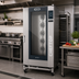 Thumbnail image #2 for ChefTop MIND.Maps Plus BIG Gas Roll-In Combi Oven/Steam Oven with Included Trolley, Left-Hand Door, 20 Full-Size Sheet Pan Capacity, 208-240V