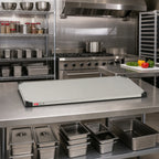 Thumbnail image #2 for Metro Super Erecta 2454FS 54 x 24-Inch Solid Flat Stainless Steel Shelf with Raised Ship's Edge