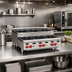 Thumbnail image #2 for Wolf Achiever 36-Inch Gas Countertop Hot Plate, 6 Burners, 180,000 BTU