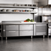 Thumbnail image #2 for Garland Polar Cuisine 120-Inch Four-Section Self-Contained Refrigerated Base with 8 Drawers