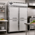 Thumbnail image #2 for Continental Refrigerator 2FSNHD 2-Section Shallow Depth Reach-In Freezer with Half Doors