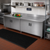Thumbnail image #2 for Advance Tabco Special Value Economy Enclosed Work Table with Cabinet Base, Mid-Shelf, Hinged Doors, 16-Gauge 304 Stainless Steel Top, and 5-Inch Backsplash, 96 x 30 Inches