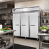 Thumbnail image #2 for Continental Refrigerator 3FSNSS Three-Section Shallow Depth Reach-In Freezer
