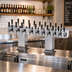 Thumbnail image #2 for Perlick Extra High 16-Faucet Countertop Bridge Tee Draft Beer Tower, Polished Chrome, Glycol-Cooled