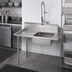 Thumbnail image #2 for John Boos Pro-Bowl Straight Soiled Dishtable with Left-to-Right Pre-Rinse Sink Bowl, 26 x 30 Inches