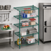 Thumbnail image #3 for Metro Super Erecta Add-On Wire Shelving Unit, 36W x 18D x 74H, 5 Shelves, Metroseal 3 Epoxy-Coated