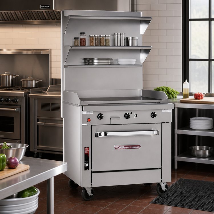 Product image #2 for Southbend Platinum 32-Inch Heavy Duty Gas Range with 1-Inch Thick Griddle Plate and Standard Oven