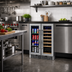 Thumbnail image #2 for KoolMore 24-Inch Dual Zone Wine and Beverage Cooler with Full Glass Doors, 21-Bottle/60-Can Capacity, Built-In or Freestanding