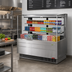 Thumbnail image #2 for Turbo Air Low-Profile Horizontal Open Display Merchandiser, 19.3 Cu. Ft., Stainless Steel, Self-Contained R290 Refrigeration
