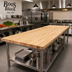 Thumbnail image #2 for Boos Block Northern Hard Rock Maple Blended Edge Grain Kitchen Countertop, 120 x 36 x 1-1/2 Inches, Varnique Finish