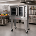 Thumbnail image #2 for Southbend Platinum Full-Size Single Deck Standard-Depth Electric Convection Oven, 11 kW, Standard Controls, Independent Doors, Ventless