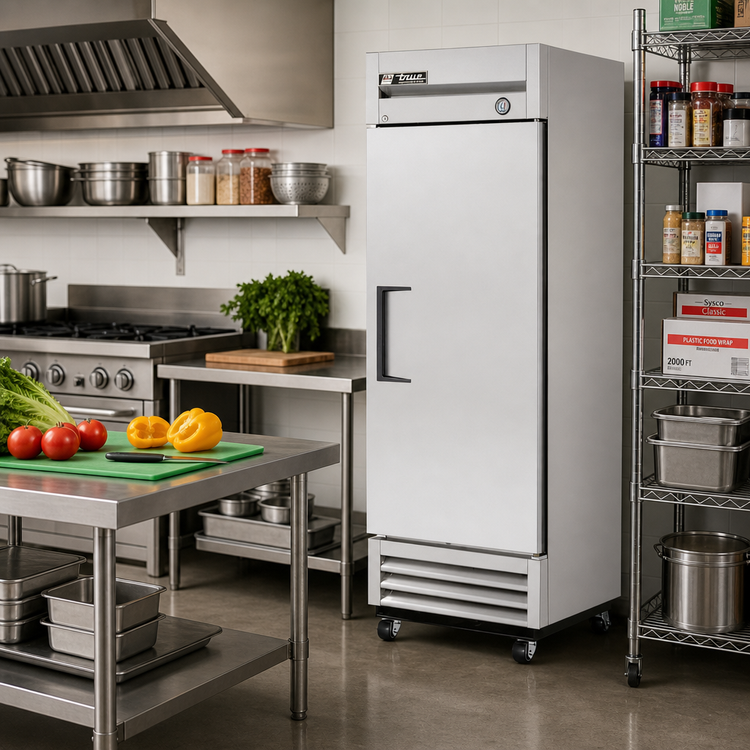 Product image #2 for True T-19-HC One-Section Solid Door Reach-In Refrigerator, 27-Inch Wide, Bottom-Mounted, R290 Hydrocarbon