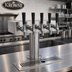 Thumbnail image #2 for Krowne Glycol-Cooled Five-Faucet T-Head Draft Beer Tower with 15-Inch Long Box, Brushed Stainless Steel