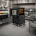 Thumbnail image #3 for Cambro Ultra Camcart H-Series Front-Loading 2-Compartment Heated Food Pan Carrier, Top Door Heated Only, 110V