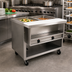 Thumbnail image #2 for Advance Tabco Heavy Duty Electric Sealed Well Hot Food Table with Enclosed Base, 2 Wells, 31-13/16 Inch Wide, 208/240V