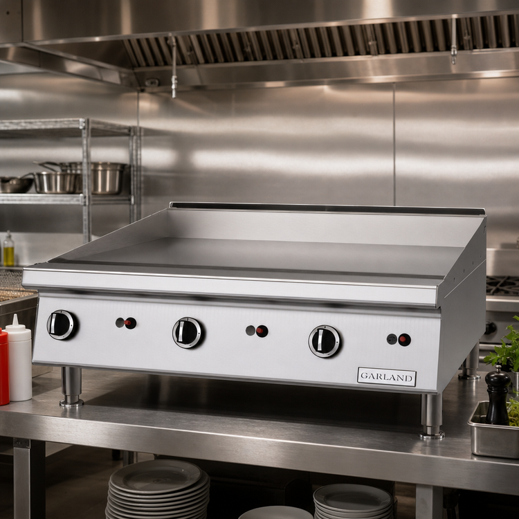 Product image #2 for Garland Signature 36-Inch Countertop Heavy-Duty Gas Griddle with Manual Hi-Lo Controls