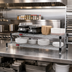 Thumbnail image #2 for Eagle Group QuadTruss 2-Tier Front Case Merchandise Cantilever Shelving Unit, 48-Inch Wide x 14-Inch Deep x 14-Inch High, Chrome Finish
