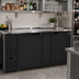 Thumbnail image #2 for Hoshizaki BB69 Two-Section Back Bar Cooler, 69-1/2 Inch Wide, Self-Contained Side-Mount Refrigeration