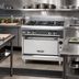 Thumbnail image #2 for Vulcan V Series 36-Inch Heavy Duty Gas Range with 6 Open Burners and Cabinet Base