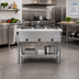 Thumbnail image #2 for KoolMore 3-Pan Open Well Electric Steam Table with Undershelf