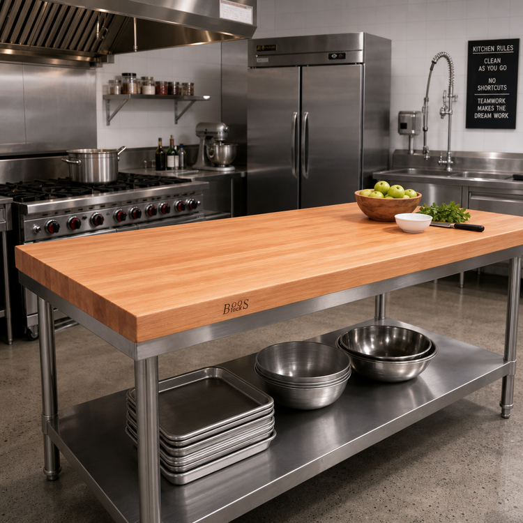 Product image #2 for Boos Block American Cherry Edge Grain Kitchen Countertop, 72 Inch x 27 Inch, 2-1/4 Inch Thick