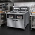 Thumbnail image #2 for Henny Penny OFE-342.0 2-Well Electric Open Fryer with Built-In Filter