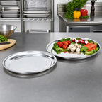 Thumbnail image #2 for Vollrath 47216 15 7/8-Inch Round Mirror-Finished 18-8 Stainless Steel Serving Platter, 7/8-Inch Deep Case of 12
