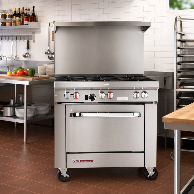 Product image #2 for Southbend S-Series 36-Inch Gas Restaurant Range with Griddle and Standard Oven