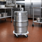 Thumbnail image #3 for Channel Manufacturing KDA17 Aluminum Keg Dolly, All-Welded, 1-Keg Capacity, 17 x 17 x 4 Inches