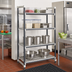 Thumbnail image #2 for Cambro Camshelving Elements XTRA 4-Tier Stationary Starter Unit, 24-Inch Deep x 36-Inch Wide x 84-Inch High, Vented, Speckled Gray