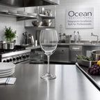 Thumbnail image #2 for Ocean Duchess 9 oz Clear Stemmed Red Wine Glass
