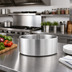 Thumbnail image #2 for American Metalcraft 14-Inch Straight-Sided Double-Wall Stainless Steel Serving Bowl, Satin Finish, 338 oz.