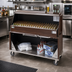 Thumbnail image #2 for Dinex 62.5-Inch Chest-Style Portable Bar with 95-Lb Ice Bin and Manhattan Walnut Finish