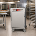 Thumbnail image #2 for Metro C5 6 Series Mobile Half-Height Pass-Thru Heated Holding Cabinet with Solid and Double-Pane Tempered Glass Doors