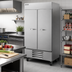 Thumbnail image #2 for Beverage Air Horizon Series Two-Section Bottom Mount Reach-In Freezer, 44 Cu. Ft., Solid Doors